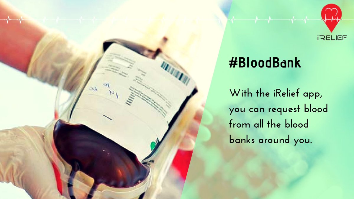 iReliefServices's tweet photo. With the iRelief app, you can request blood from all the blood banks around you and go for the one that responds the fastest. #OnlyatiRelief
Download the app now: https://t.co/UReEqGMiKK
#FindBlood #GetBlood #BloodBankFinder #BloodBank https://t.co/lwUDCYoNmp