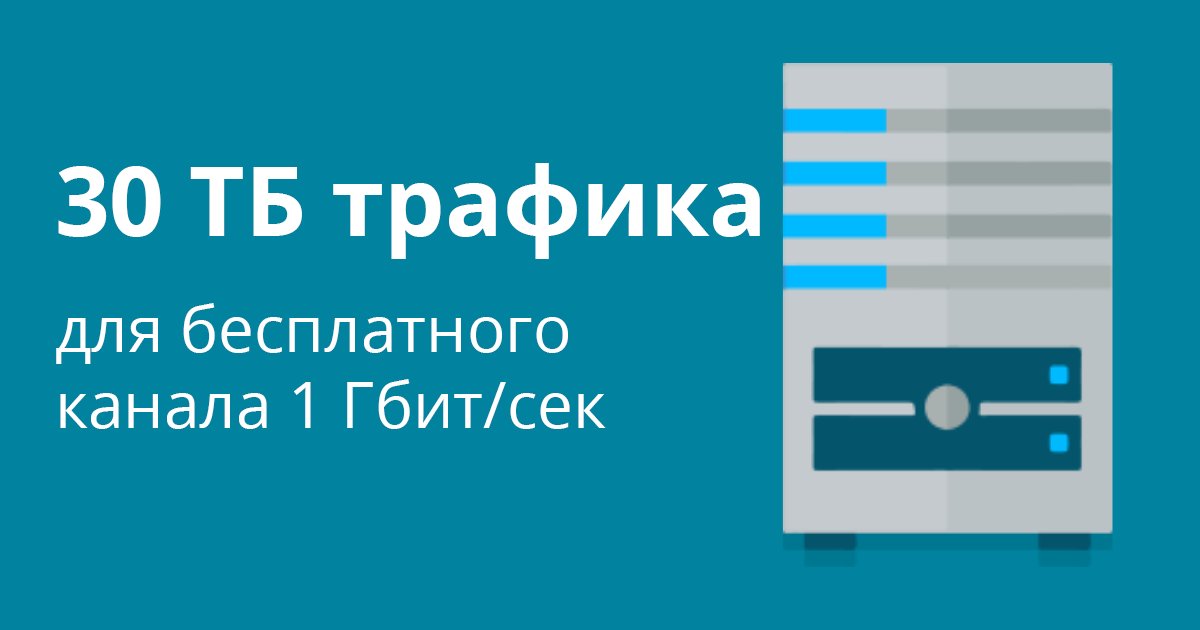 ISPserver's tweet image. Расширяем объем трафика для бесплатного канала 1 Гбит/сек для выделенных серверов в России. Лимит увеличен с 10 до 30 терабайт (30 720 ГБ). 
Подробнее на нашем сайте: ispserver.ru/news/limit_30_…