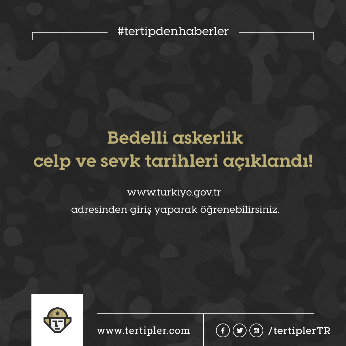 Bedelli askerlik celp ve sevk tarihleri açıklandı!

Bedelli askerliğe ilişkin celp ve sevk tarihlerinin "turkiye.gov.tr" adresinden açıklandığı bildirildi.

#bedelliaskerlik #askerlik #bedelli #celpdönemleri #celp #sevk #edevlet #tertipler
