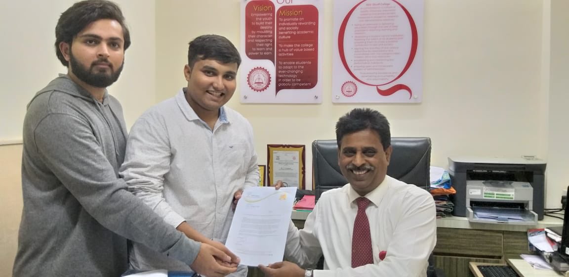 Under the guidance of  <a href="/BJYM4Mumbai/">BJYM MUMBAI</a> Shri.@mohitkamboj_bjp ji visited KES COLLEGE and spoke to their Vice Principal Kannan Sir. He ensured us of maximum participation and gave a positive response