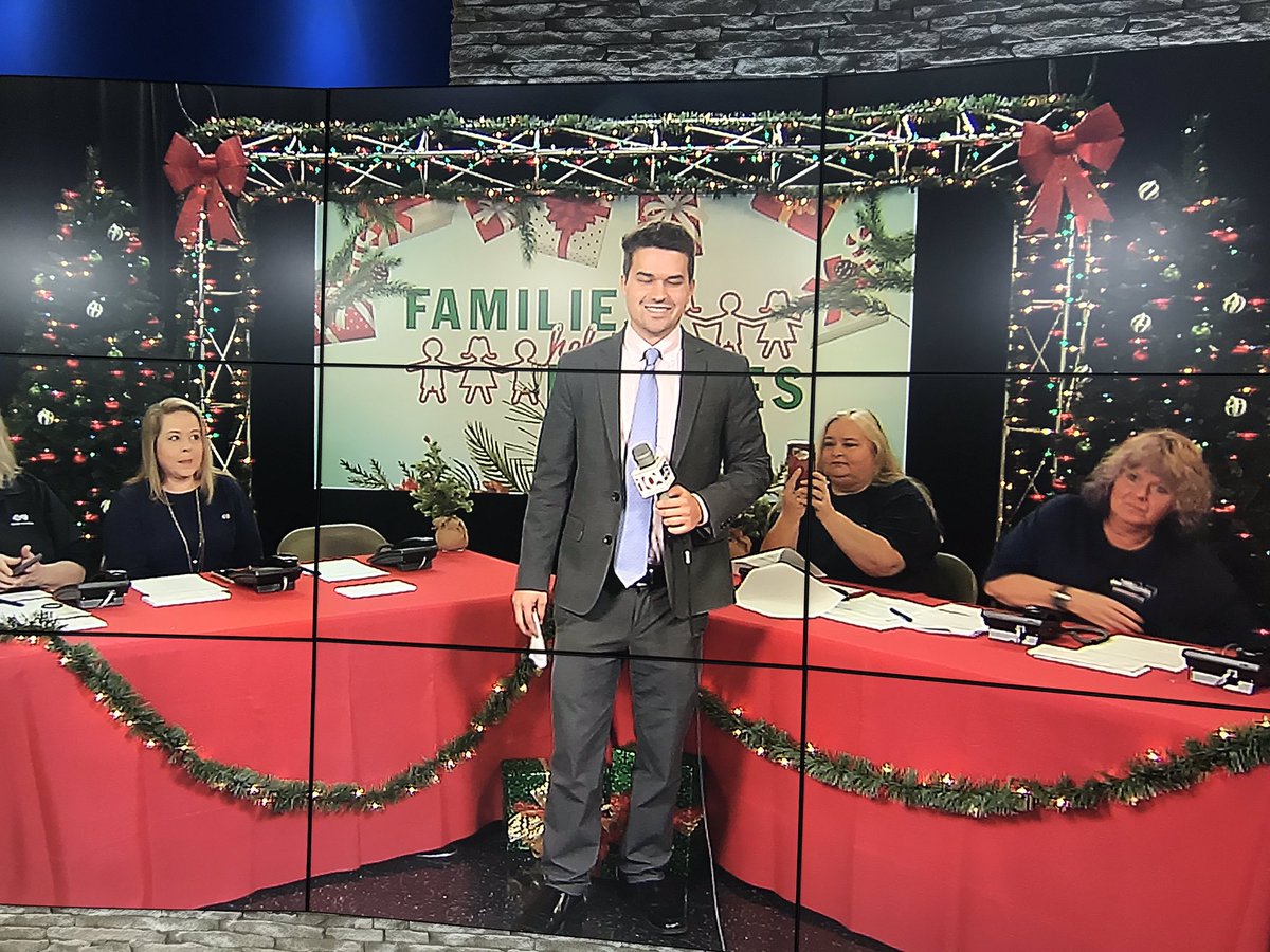 LPinderTV's tweet photo. #FamiliesHelpingFamilies Phone Bank is open! Today we’re kicking off our 2 week campaign w/ @PalmettoProject to help families in need this Christmas. Call us at 8037581020 if you can adopt an individual or family. 45K SC families  helped over the last 25 years! @wis10 https://t.co/5K3GDBMh5P