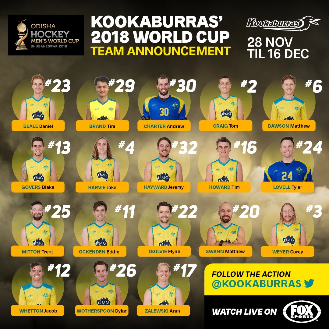 Kookaburras tweet picture