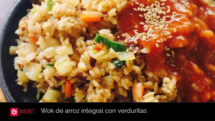 MioDietApp's tweet photo. Wok de arroz integral con verduritas. https://t.co/U68aAkKvJK https://t.co/uwYcHl9p61