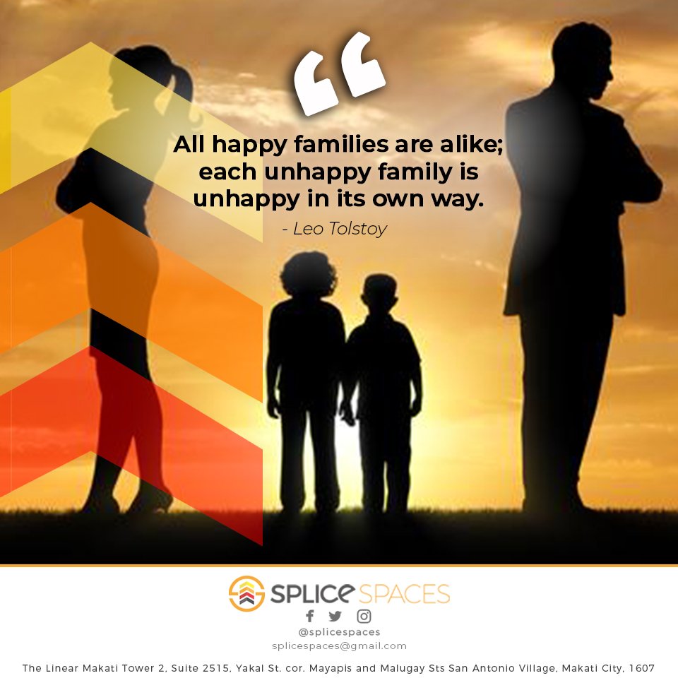 splicespaces's tweet photo. Don't let your family be one of those unhappy. Spend time with them and make every single minute of it a memory to rejoice.

Splice Spaces!
Book now!

Standard Room: PHP1,799/Night [2 pax]

PH: +63 (2) 275 5627
Mobile: +63 929 076 1859
US: +1 (818)963-5626
splicespaces@gmail.com https://t.co/0ndVKmxki6