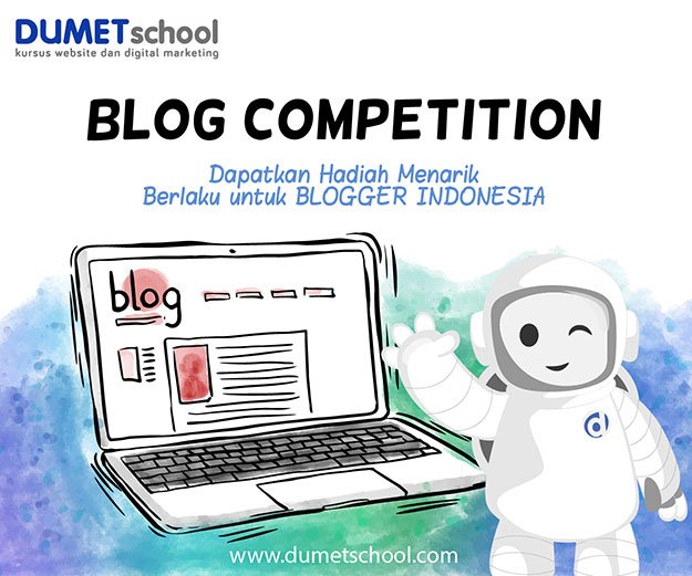 dumetschool's tweet photo. Yuk ikut lomba blog periode November 2018! Hadiah total jutaan rupiah, tanpa tipu-tipu! Hadiah pasti dikirim langsung setelah pengumuman ๐
Cek tema dan ketentuannya di https://t.co/tRD9LRD1nD ๐๐ป
#lombablog #lombamenulis #lombamenulisblog #kontesblog #lombablogdumet https://t.co/GRFYXZ0ShC