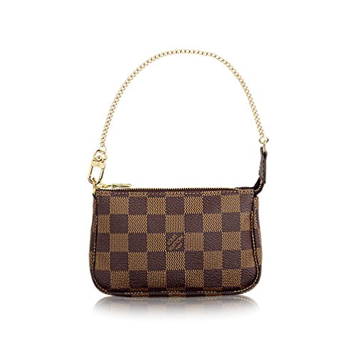 Just Listed Trendy Louis Vuitton Damier Ebene Canvas Mini Pochette Accessoires N58009 Featured on myhobohandbag.com/product/louis-… #Purses