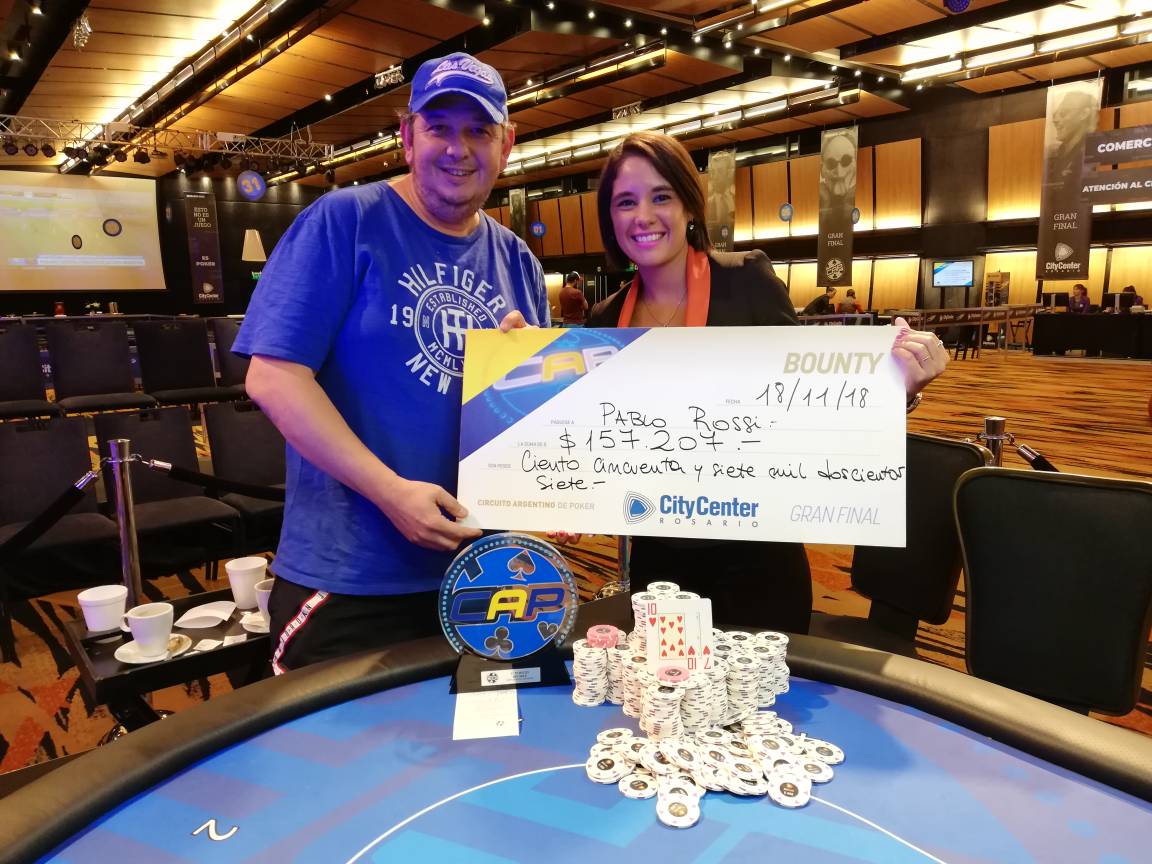#GranFinalCAP2018 #Bounty ¡Pablo Rossi se consagró campeón con un premio de $157.207! 🏆🥇
¡Felicitaciones! 👏🏼