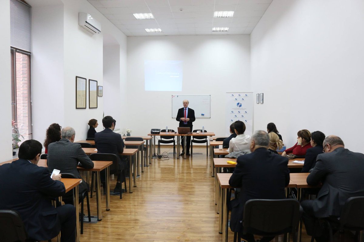 DIGeorgia_'s tweet photo. 🔷On 16 November, Karl-Erik Norrman, the founder and Secretary General of the European Cultural Parliament #ECP talked about “Cultural Diplomacy – Chances and Challenges”...
#diplomacy #Challenges #culture #DTRI https://t.co/vuKvOQJ2db