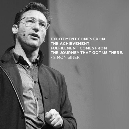 edgar_grospiron's tweet photo. Excitation vs Accomplissement : le brillant @simonsinek nous rappelle la différence. #Motivation #Performance #QOTD https://t.co/yyDbNyPy4q