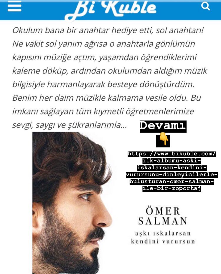 _omersalman's tweet photo. @bikuble dergisinden @emresiyahoglu ile çok güzel bir röportaj gerçekleştirdik, dilerim sizler de beğenirsiniz. Kendisine ve tüm ekip arkadaşlarıma teşekkürlerimle. 🙏🎙🌈 
Hepimiz için bir öncekinden daha güzel geçecek bir hafta olsun... 
Sevgiler ❤️ https://t.co/eiu1KLSbls