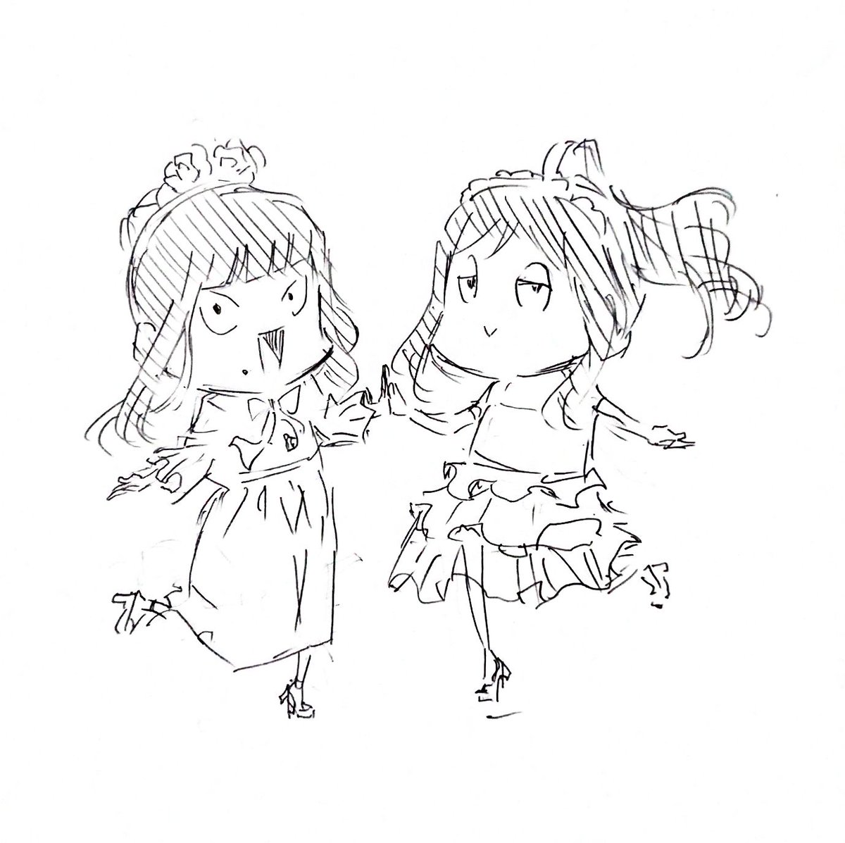 初期のラフ 