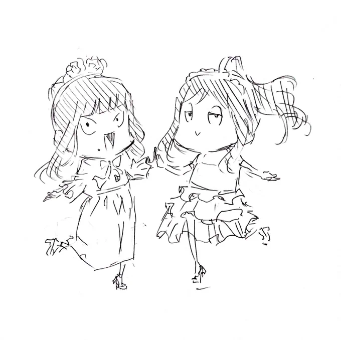 初期のラフ 