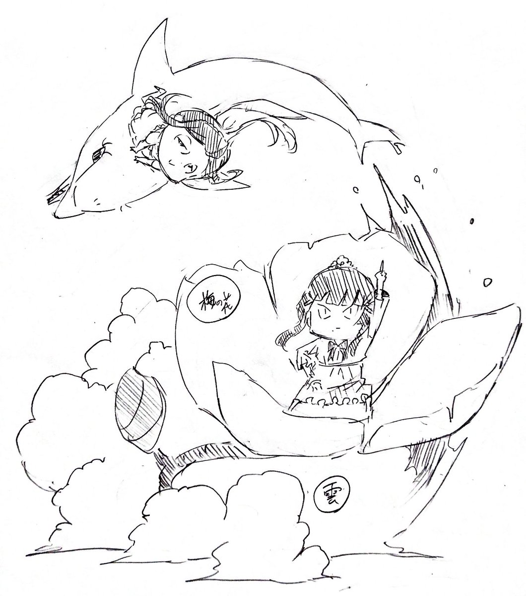 初期のラフ 