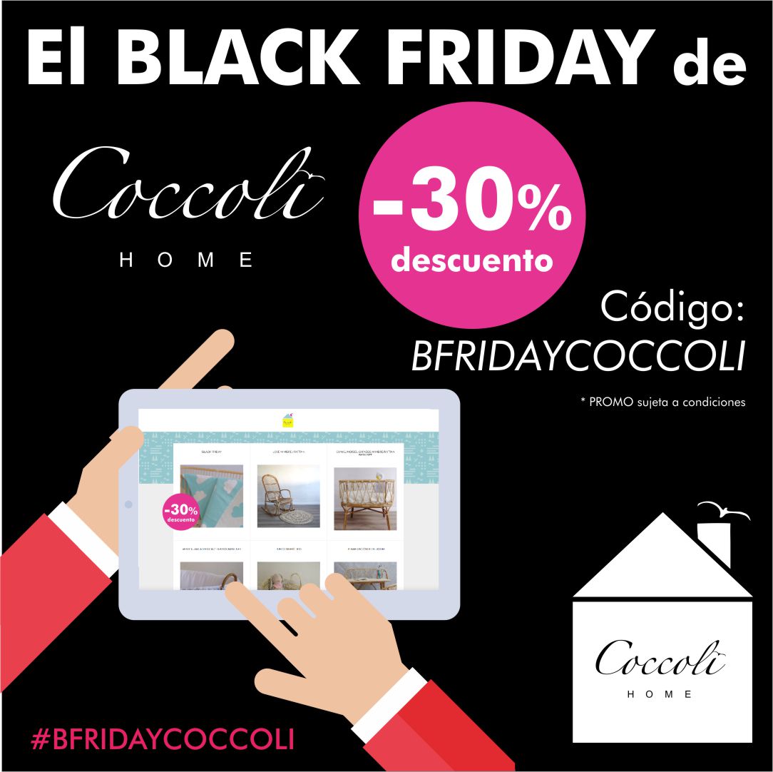 CoccoliHome's tweet photo. 🎉 ¡NOS VOLVEMOS LOCOS CON EL BLACK FRIDAY! 🎉
Durante 24 horas (en definitiva todo el viernes 23 noviembre) del  TODO lo que esté en la sección Black Friday de la web de Coccoli Home estará al 30% DESCUENTO   🎉 
CÓDIGO: BFRIDAYCOCCOLI
https://t.co/ucwrKOKeXZ
#BFRIDAYCOCCOLI https://t.co/5Q30hF84Sl