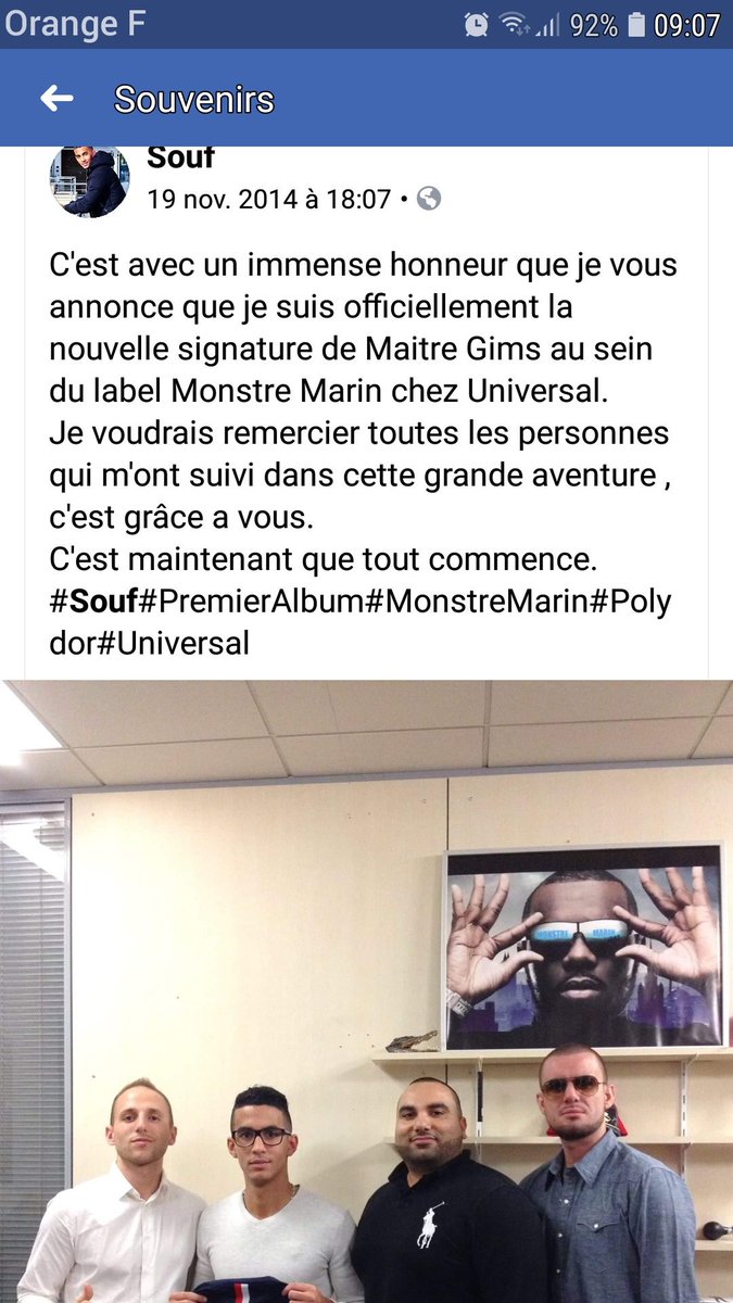 Justin_Souf's tweet photo. @SoufMusic 4 ans Déjà https://t.co/WWkaFfnRZK