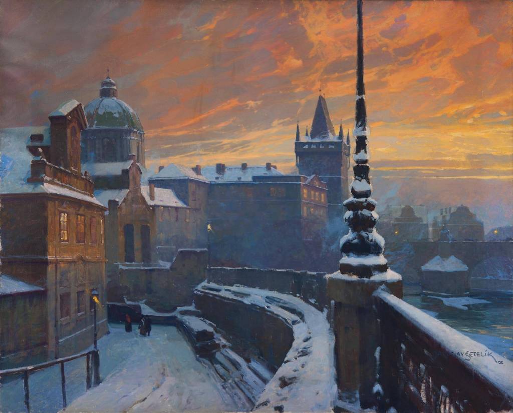 Czech painter Jaroslav Šetelík (1881-1955)