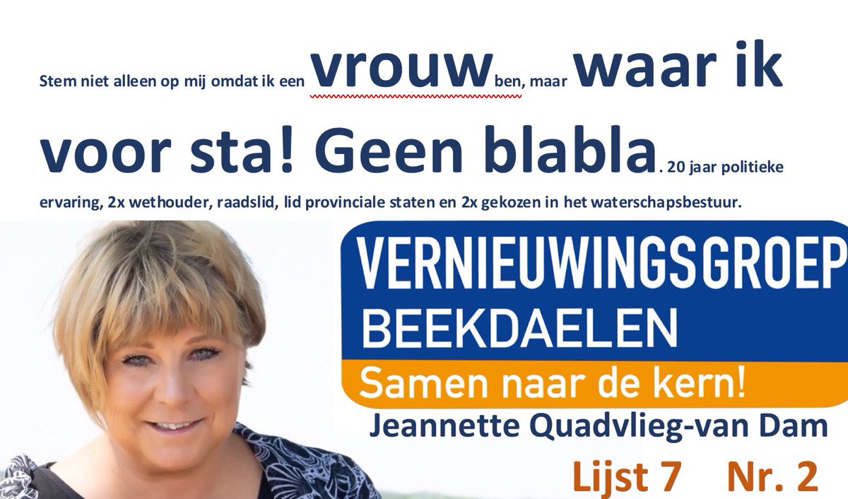 Jeannette Quadvlieg Vernieuwingsgroep (@jeannetteqvd) on Twitter photo 