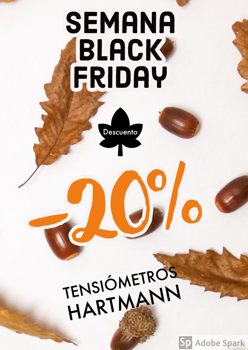 farmavalverde's tweet photo. Black Friday Week!!! Desde hoy y hasta el sábado, descuento -20% en Tensiómetros Veroval de Hartmann. Tan fiables que los usamos en nuestro día a día. Quieres verlos? Aprovecha esta semana. https://t.co/oMZr6CkGzj