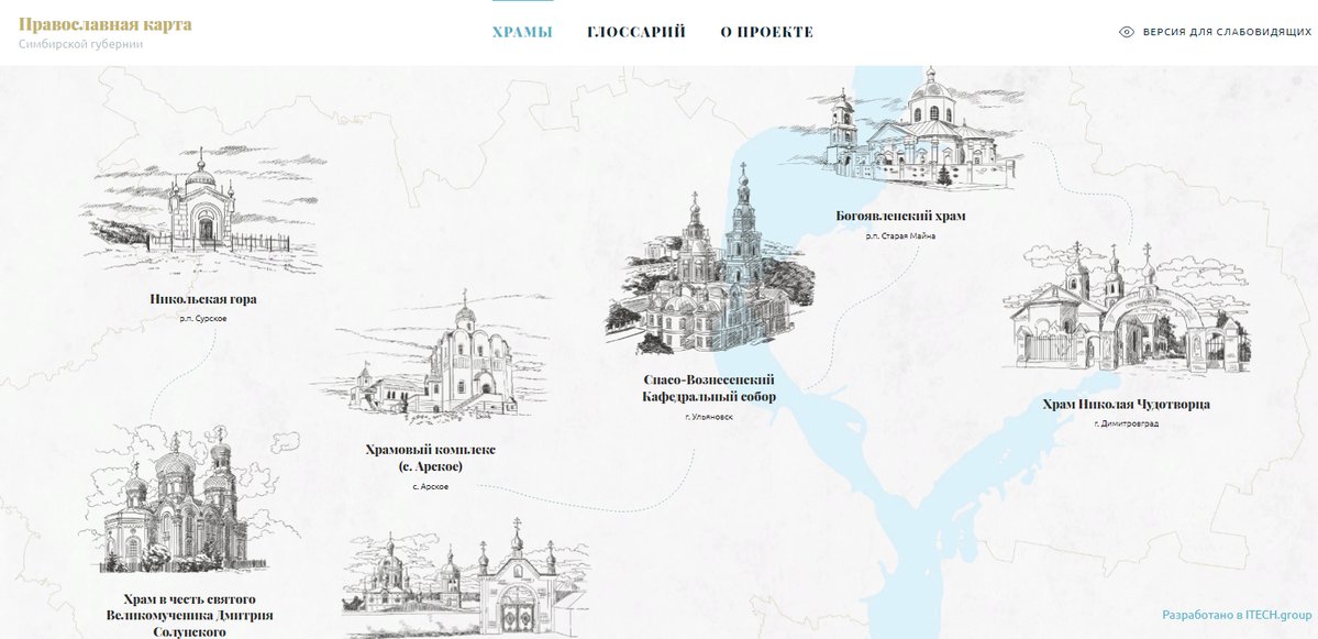 Презентовали "Православную карту Симбирской губернии". Смотрим, что это такое ulpressa.ru/ZESpDGT