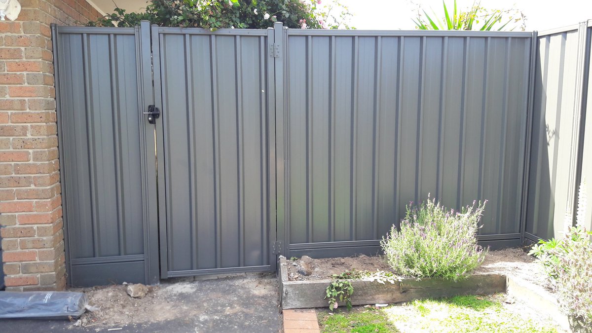 Already completed in November. Some steel fencing <a href="/COLORBONDsteel/">COLORBONDsteel</a>