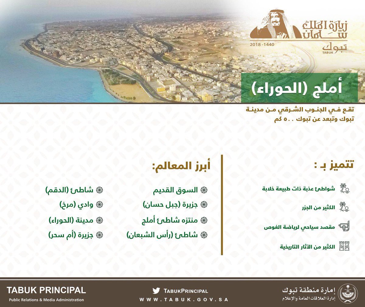 waelAlkaled's tweet photo. منطقة #تبوك .. وجهات مختلفة ❤️ 
#تبوك_تزدان_بقدوم_سلمان 
#تبوك_تبتهج_بزياره_سلمان https://t.co/MB5Akc1qJE