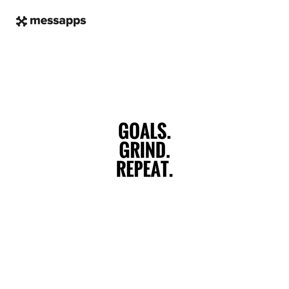 messapps's tweet photo. Goals. Grind. Repeat.
#messapps #appdeveloper #dailywisdom #motivation #ios #appdevelopmentcompany #androidapps #technologies #mobileapps #coding #nyc #appstore #business #startupquotes #success #startups #productiveday #team #inspiration https://t.co/3fZ5eVK0hW