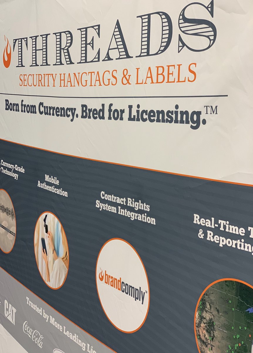 Today's the day! Sports Merchandise and Licensing Show! Stop by Stand 87 at Stamford Bridge to learn more about our THREADS brand protection products and BrandComply enterprise licensing software. #licensing #SMLS18