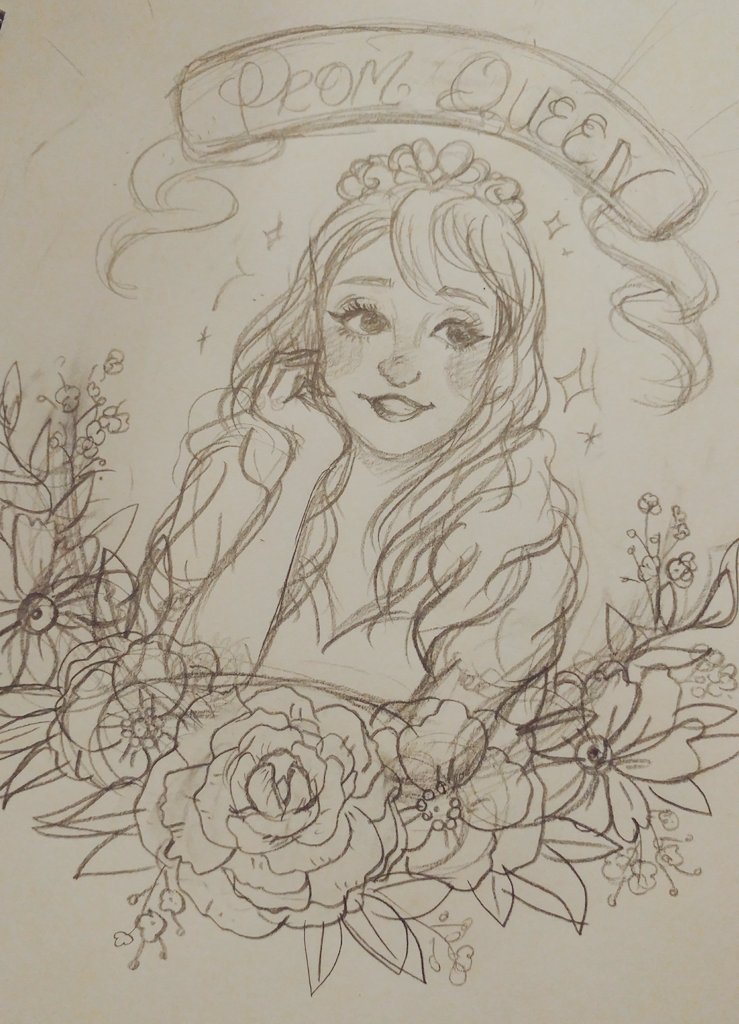 Ellen Mellon On Twitter Prom Queen Sketch