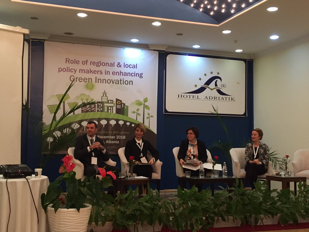 GRASPINNO_MED's tweet photo. Under the 3rd Green Growth Transnational event, our partner General Secretariat for Commerce and Consumer Protection participated in the panel “Green Growth financing and procurement tools” explaining their experience and the benefit gains implementing @GRASPINNO_MED https://t.co/96ODbp14uI