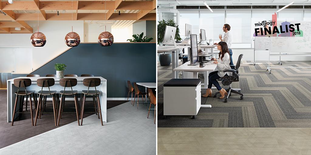 Delighted to be shortlisted for Product of the Year in the <a href="/MixInteriors/">Mix Interiors</a> Mixology North Awards for our latest collections, Visual Code and Drawn Lines. bit.ly/2zium9w #MixologyNorth18