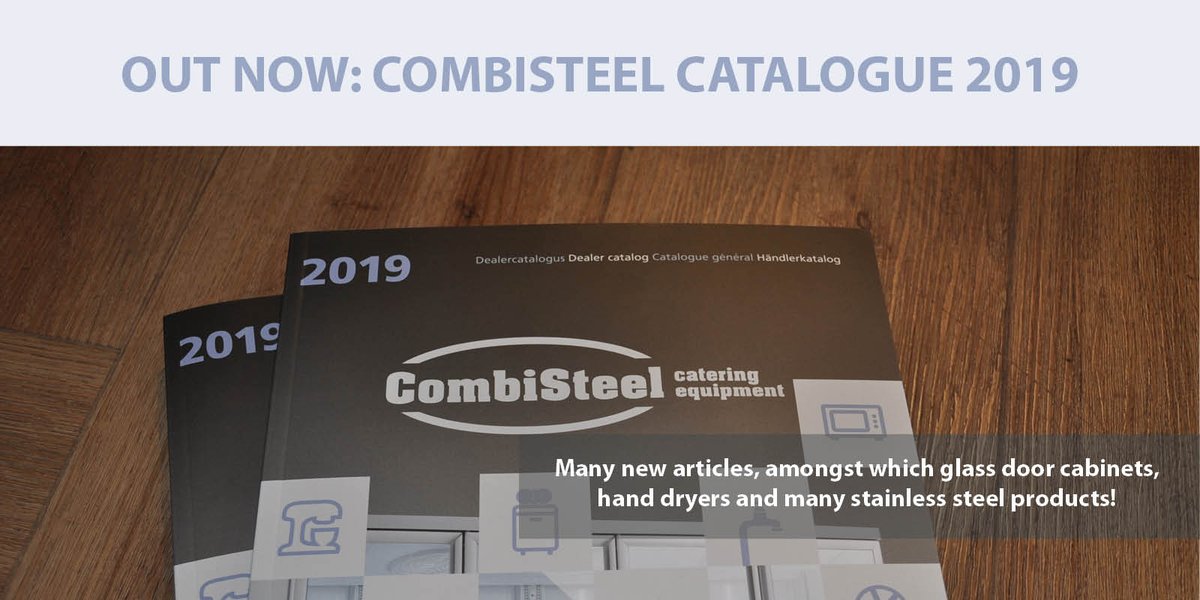 The new #Combisteel #catalogue 2019 has been launched! More than 200 new products have been added to the product range. Check it out here: bit.ly/Combisteel-Cat… Send us an email if you would like to receive a copy.