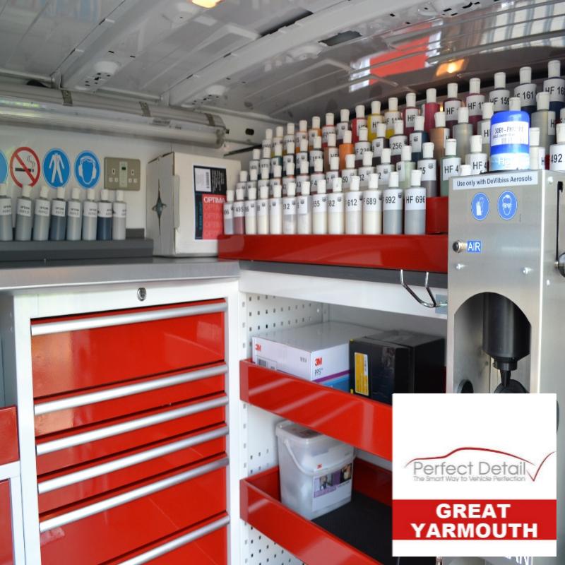 Perfect Detail have tonnes of experience in the Smart Repair Kit & Equipment field, ranging from full static site set-ups (including canopies and extraction) to a fully equipped mobile unit. For more info visit bit.ly/PDGreatYarmouth