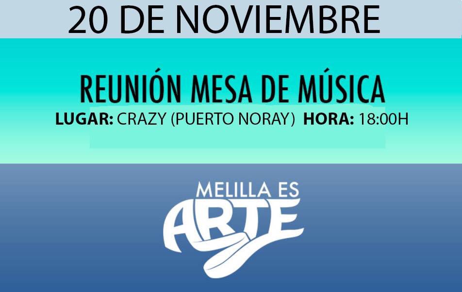 MelillaArte's tweet photo. Buenos días. Empezamos la semana con energía. Mañana martes a las 18h en el Crazy tenemos reunión de la mesa de música. ¿Te gusta la música, quieres conocer a más gente con los mismos intereses, te gusta trabajar en grupo? ¡Éste es tu sitio! Anímate, te esperamos. https://t.co/TJaVO2xdw3