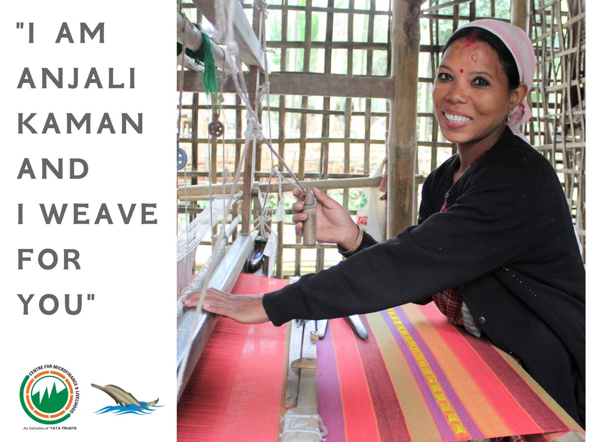 CMLnortheast's tweet photo. Anjali Kaman from the Dhemaji dist. of Assam is a proud weaver. She has been supplying a range of products for sale in the last two years. #weaver #handloom #livelihoodactivity. https://t.co/OGYW8PfRn6