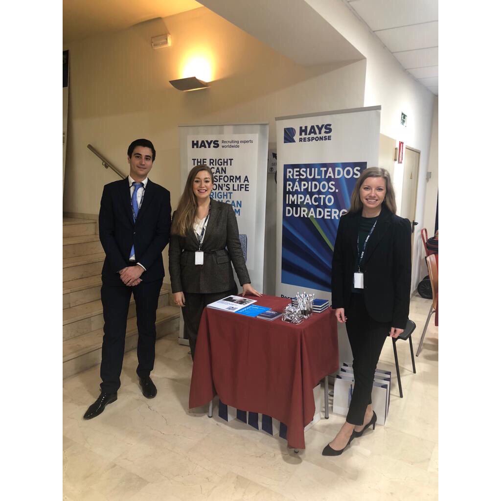 MoPenaranda's tweet photo. Desde el equipo de Finanzas, RRHH y Legal de Hays REW Valencia queríamos dar las gracias al Foro de Empleo de la Universidad Católica de Valencia por haber contado con nosotros
#WeAreHays #HaysValencia #ForoEmpleoUCV #RRHH https://t.co/N0cgjGBzh0