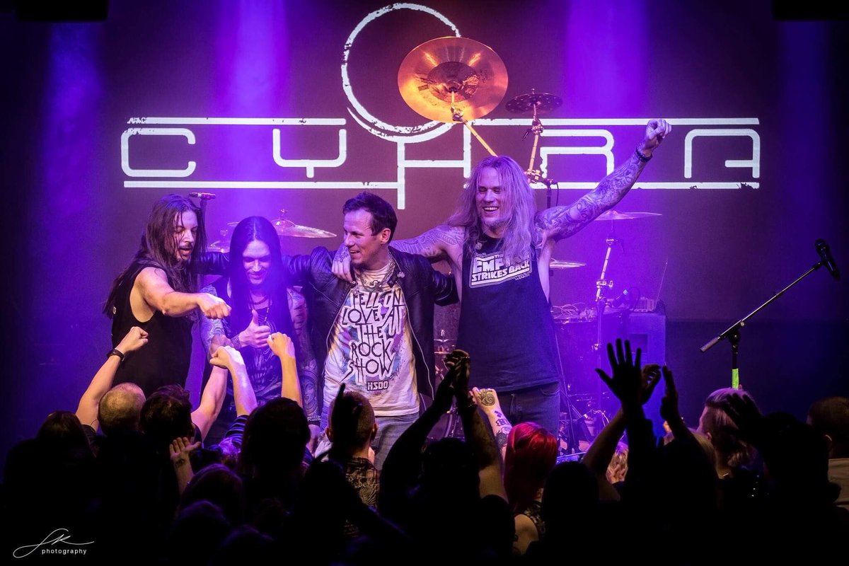 Cyhra_official's tweet photo. Thank you @ontherockshelsinki and all the fans who came to have fun with us! 🙏 And thanks @sarikatainenphotography for the amazing pics! ❤️And thank also to @awakeagainofficial & @highschooldropoutsband !🤘#cyhratour2018 #helsinki #ontherocks #finland #nonii https://t.co/ACp4xQhlbH
