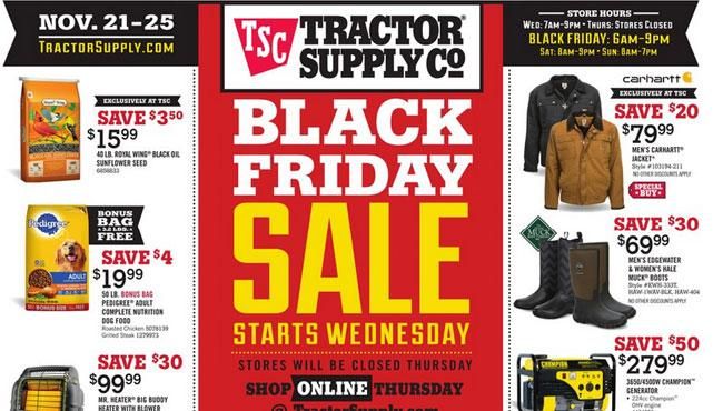 tractor supply black friday 2018