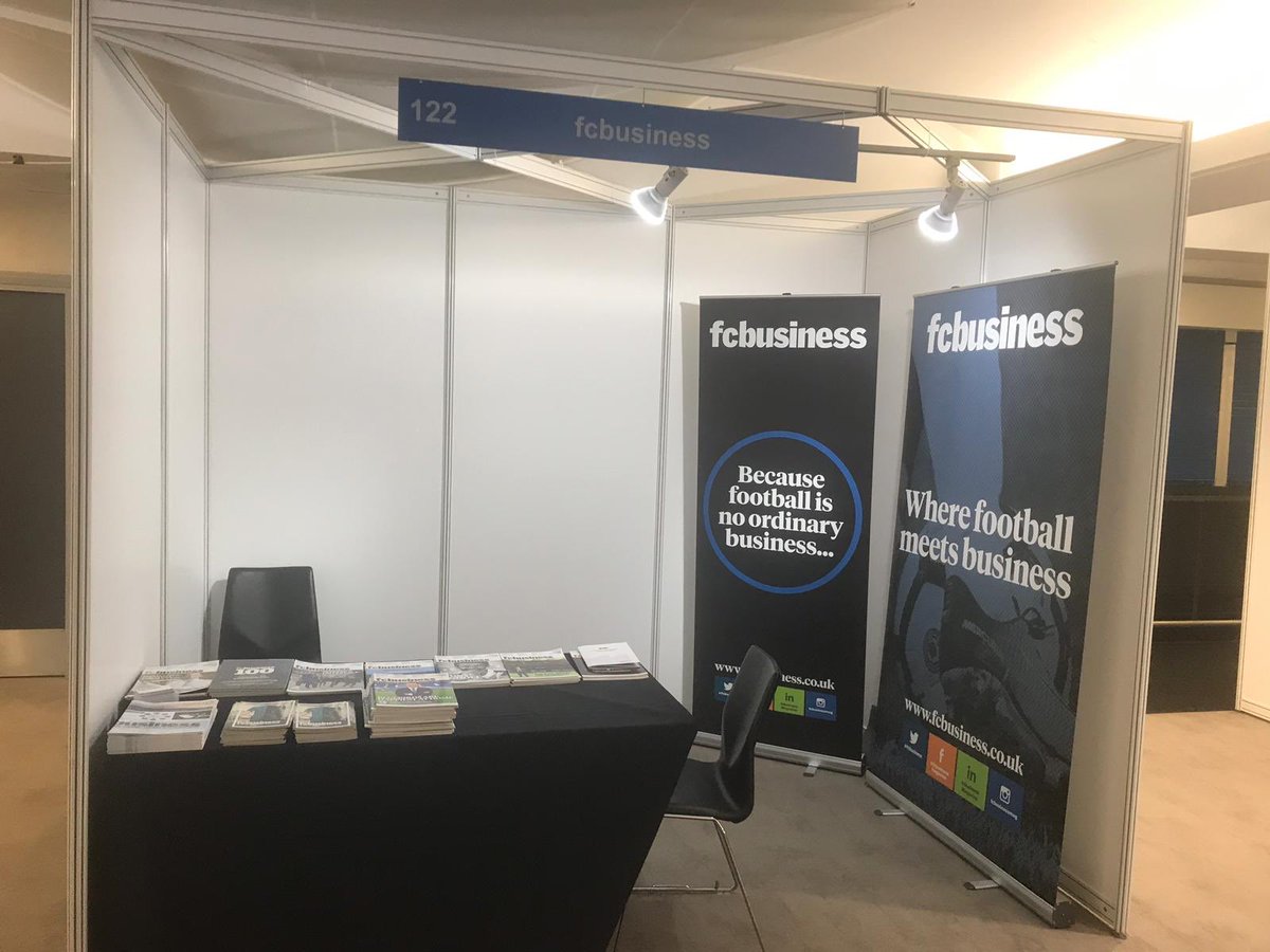 All set up for the Sports Merchandise and Licensing Show <a href="/StamfordBridge/">Stamford Bridge</a>. 

Come and see us on stand 122! @SMLS_2018 #SMLS2018 #SportsMerchandise #SportsLicensing