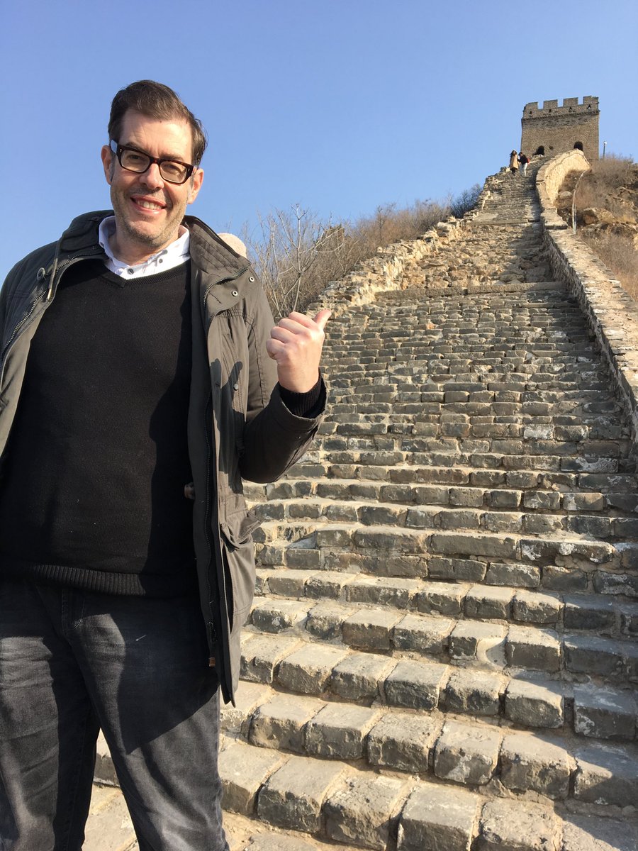 Richard Osman Me And The Great Wall Of China Both Visible From Space Richard Osman Me And The Great Wall Of China Both Visible From Space