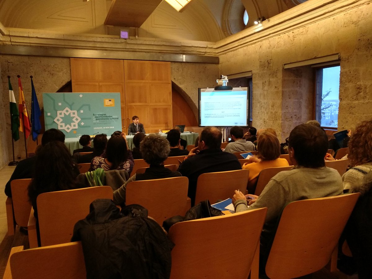 En la jornada de "Estrategias y oportunidades para el patrimonio cultural en el Espacio Europeo de Investigación" que se celebra en Granada