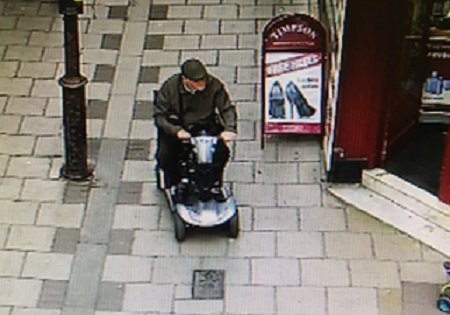 wiltshirepolice's tweet image. We're appealing for the public's help in identifying a man who knocked a woman over while he was on a mobility scooter - goo.gl/ZEYSZP