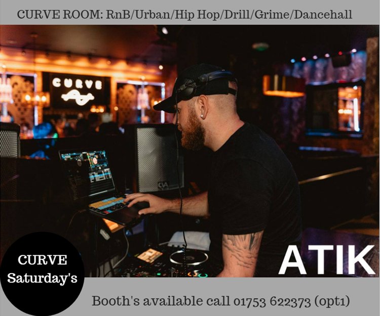 This Saturday bring the Sauce to the Curve Room. All thinks Urban. Booth deals 01753 622373 (opt1) <a href="/AtikWindsor/">Atik Windsor</a> <a href="/WalshyTheDJ1/">Walshy 🔑</a> @DJintheorious <a href="/iamgoosee/">goosee</a>