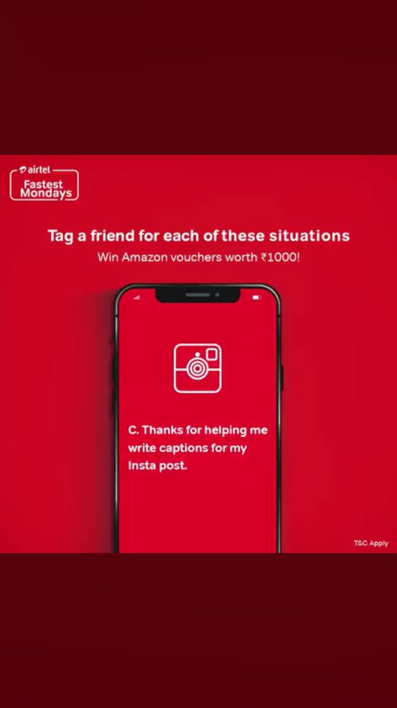 hellolalit's tweet photo. @airtelindia #AirtelThanks #IndiasFastestNetwork @airtelindia
Dearest @itzzmesush , Many Thanks for always being there for suggestions on #Instagram captions , really appreciate it a lot โค๏ธ๐๐ป๐๐ป https://t.co/bNwdHdGCkc