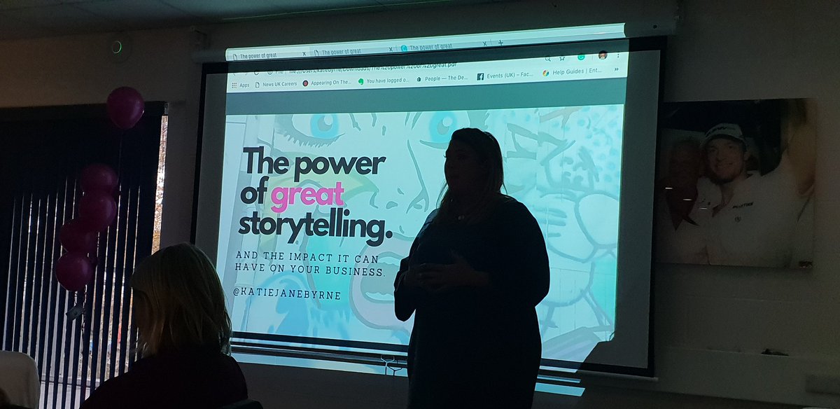 GrahamBakerGBP's tweet photo. The Power of Storytelling with @katiejanebyrne 👌
#KickstartDigital
#KickstartKent #SmallBusiness #digitalmarketing #socialmedia @kickstartdigita https://t.co/pRkGGGvHm3