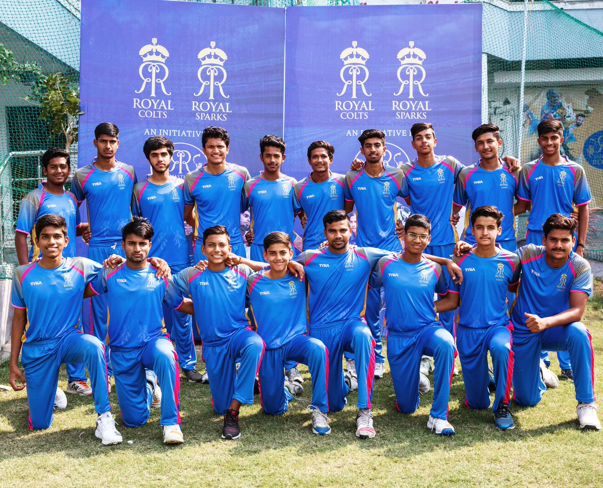 rajasthanroyals's tweet photo. The future looks good! 👑
#RoyalSparks &amp; #RoyalColts https://t.co/k2TclBvGuT