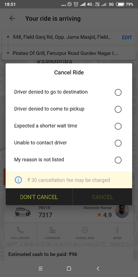 GroverPayal's tweet image. Ola books a ride, Driver Denies the duty and rider still pays! 

#UnistallOLA #DownloadUber

@ola_supports @Uber