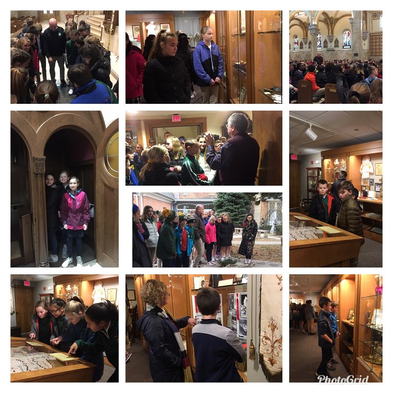 NDDPRaiders's tweet photo. Our NDMS ended their week touring the Mary/Rosary garden and museum at St. Francis Xavier Cathedral!   Not only did they learn about the history of the Cathedral but also the many historical artifacts about the @GreenBayDiocese https://t.co/2jmrtaIp1x