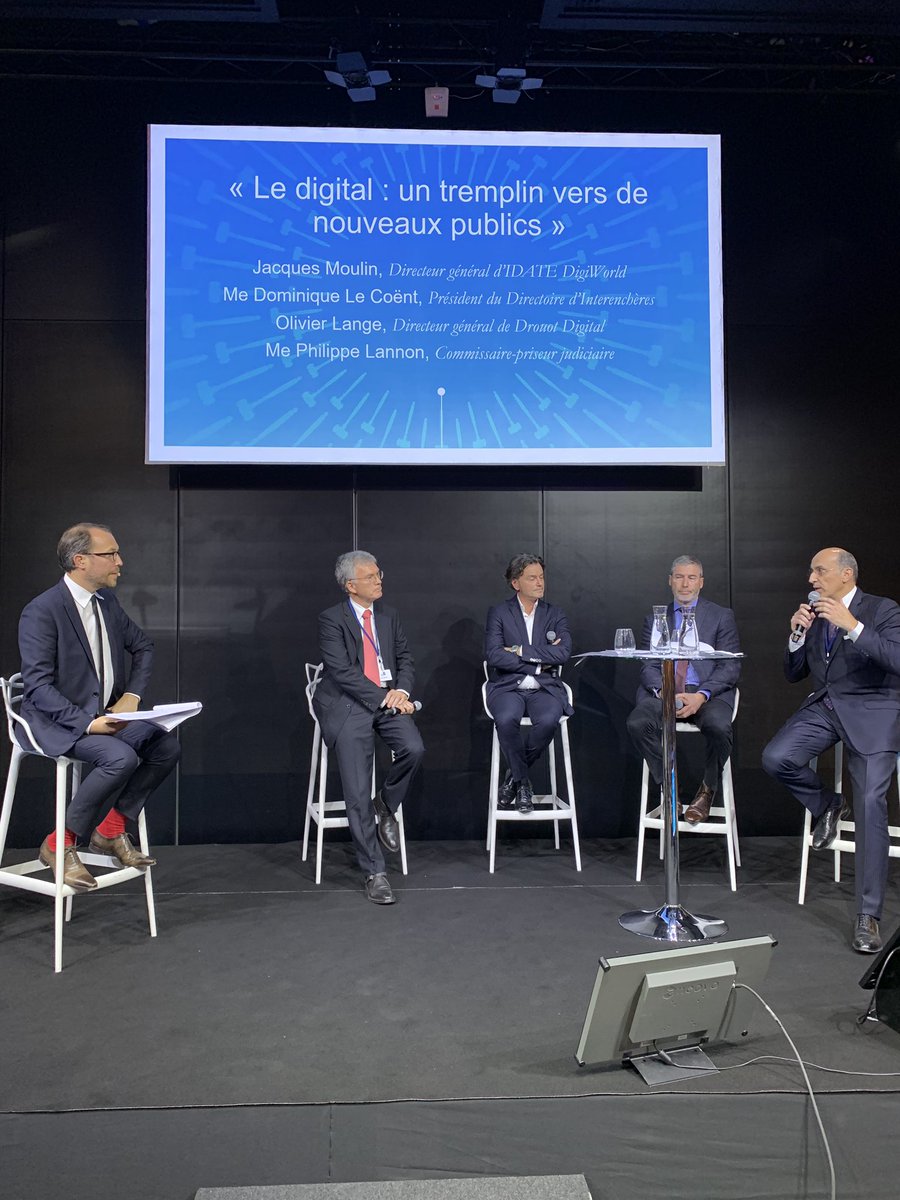 cncpj's tweet photo. « Le #commissairepriseur judiciaire ne sera pas remplacé par l'#IA. Le #digital reste un outil, qui va nous permettre de faire des expertises plus fiables encore, par exemple. », Dominique Le Coënt, président du directoire d’@interencheres. https://t.co/ijHSrF5fIC