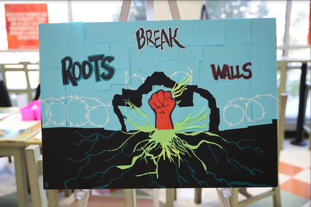 EmbreyFdn's tweet photo. #BorderVisions was heartbreaking, touching and hopeful. Thank you for encouraging arts activism, @culturestrike and @oppagenda, EFF was honored to be a part of the weekend. Photography: @eslvis https://t.co/hSSMyzSfvF