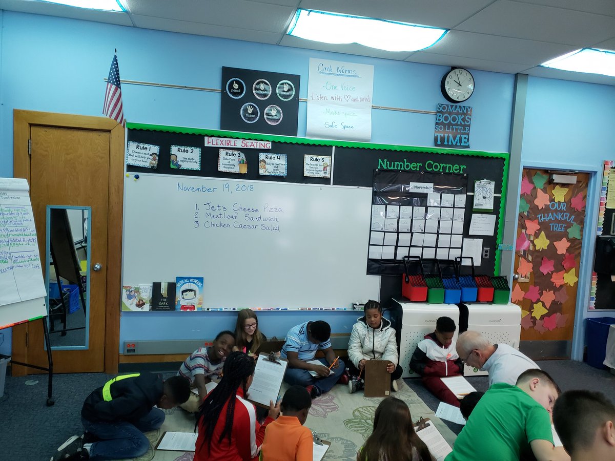 Working together to learn about Thanksgiving. #wb2020 #roosevelt2020